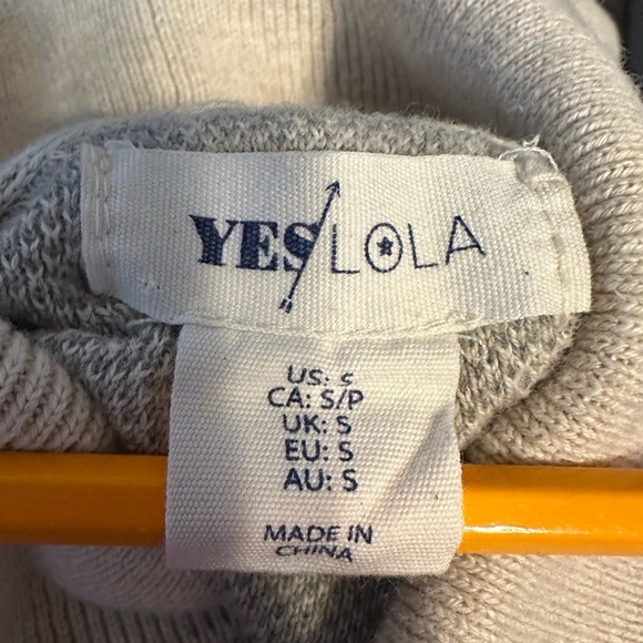 Yes Lola Women's Beautiful Aztec Geometric Print Open‎ Front Cardigan Size Small - Picture 3 of 4